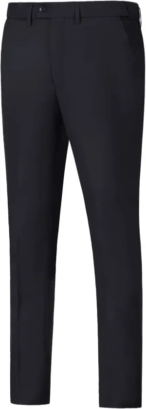 Men Suit Dress Pants Slim Fit Suit Black Groomsmen Wedding Pants Waist Flat Fit Expandable Classic Separate Pant