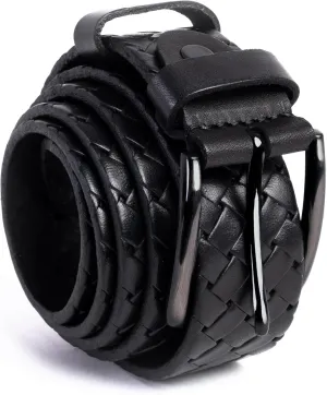 Men's Cowhide Leather Belt Durable, Adjustable, Wide Variety for Dress, Work & Everyday - 1.5" Wide