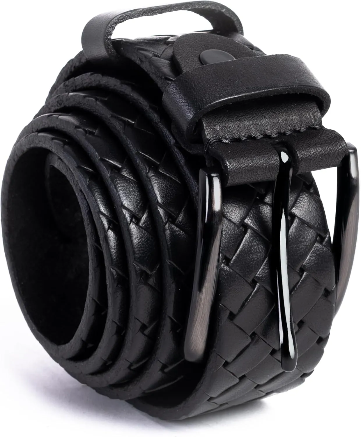 Men's Cowhide Leather Belt Durable, Adjustable, Wide Variety for Dress, Work & Everyday - 1.5" Wide