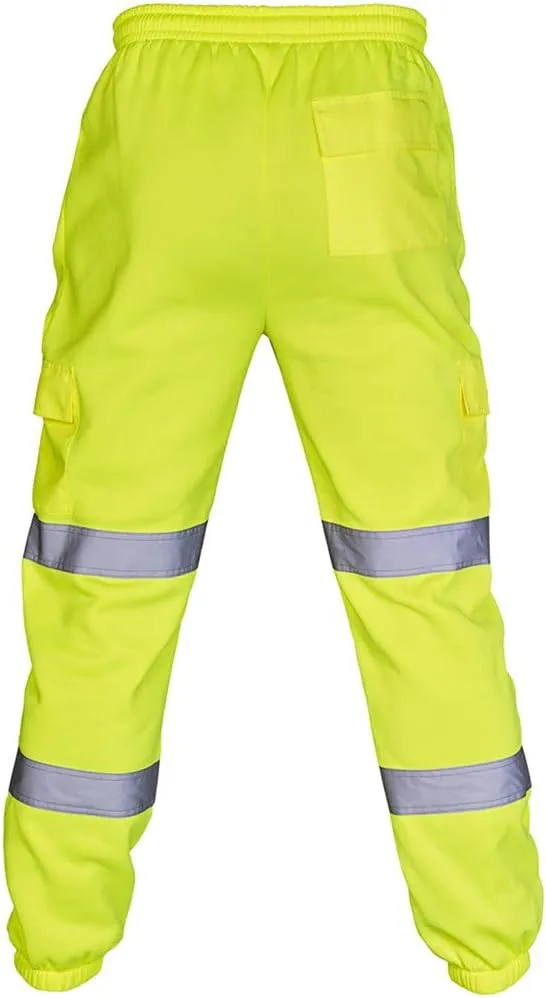Mens Sweatpants Lace up Track Cuff Solid Color Casual Workout Pants with Pocket Cargo Pants Trousers