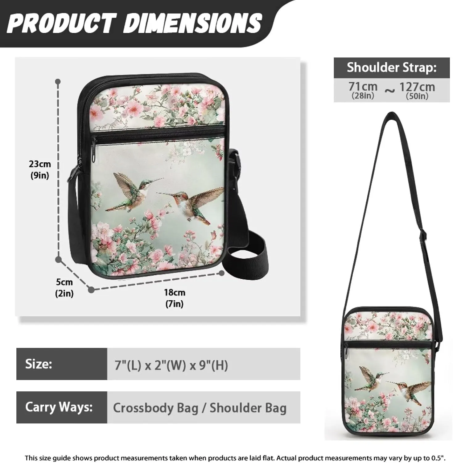Messenger Bag for Women Crossbody Shoulder Bag Medium Satchel Bag Purse Cell Phone Bag