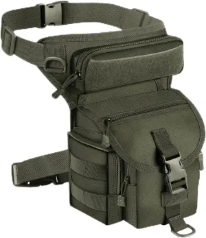 Metal Detecting Bag, Metal Detecting Waist Bag, Drop Leg Bag, Waterproof Metal Detector Tool Bag, for Outdoor Metal Detector Accessory (Green)