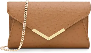 Milisente Solid Clutch Purses For Women Bridal Wedding Metallic Evening Bags And Purses For Formal