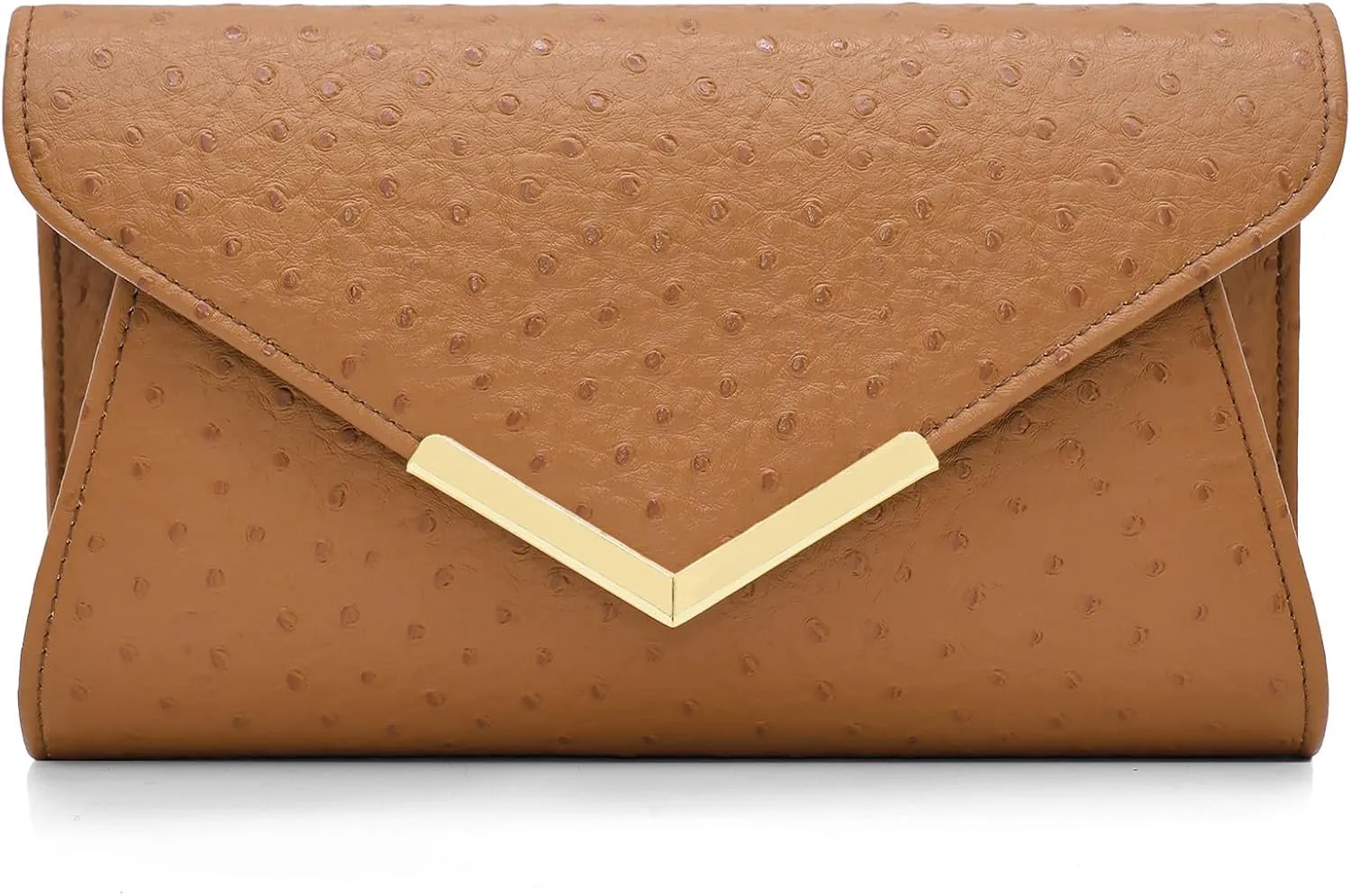 Milisente Solid Clutch Purses For Women Bridal Wedding Metallic Evening Bags And Purses For Formal