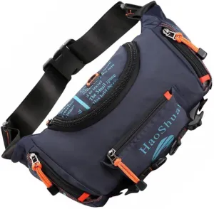 Milisten Multi-purpose Waterproof Chest Bag Adjustable Chest Pack for Hiking Biking Dog Walking