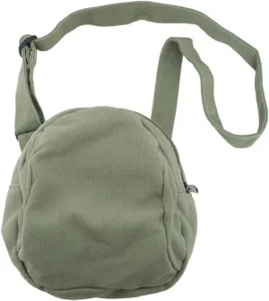 Mini Canvas Crossbody Bag Purse Small Shoulder Bag For Men Women Mini Messenger Satchel Bag for Phone Passport