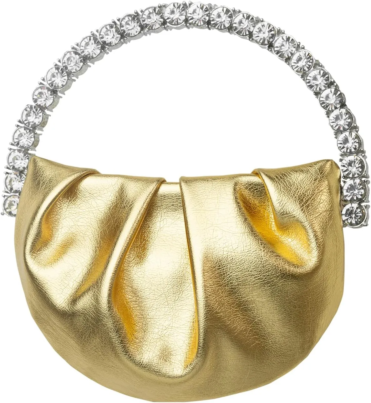 Mini Glitter Diamond Handle Handbag Circular Evening Crossbody bag Sparkly Bride Wedding Party Prom Purses For Women