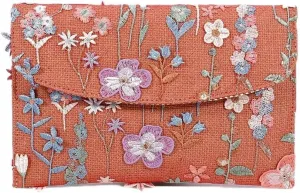 Mini Purses For Women Small Trendy Floral Beaded Wallet Clutch Vintage Embroidered Sequins Evening Clutch