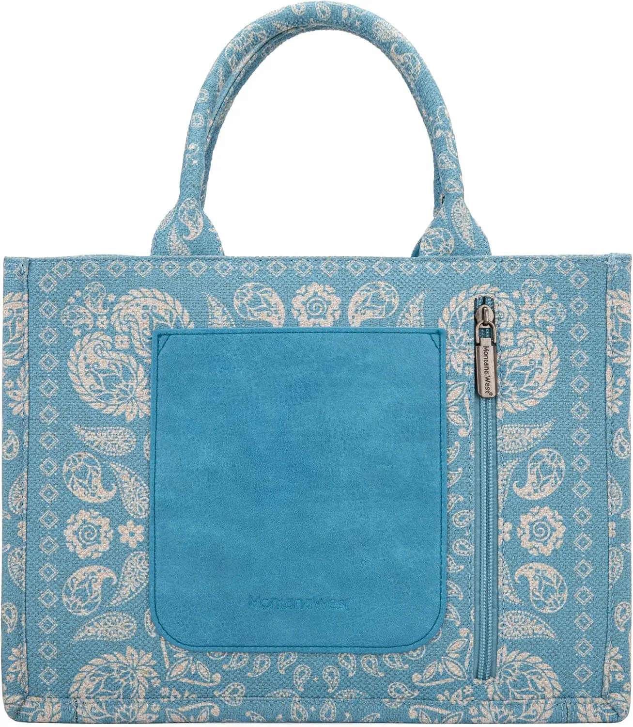 Montana West Sparkly Tote Bag Paisley Top Handle Satchel Handbags
