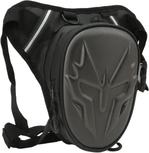 Motorcycle Drop Leg Bag, Outdoor Waist Pack for Men Women, PVC Matte Thigh Waist Bum Hip Fanny Belt Bag, Multifunctional Thigh Packs for Ourdoor (Frosted Gray)