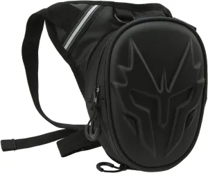 Motorcycle Leg Bag,Waterproof Outdoor Thigh Drop Leg Bag for Ride Crossbody Shoulder Riding Travel Hiking (Matte Black)
