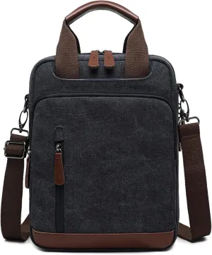 mygreen Mens Crossbody Shoulder Bag Canvas Messenger Bag Work Bag