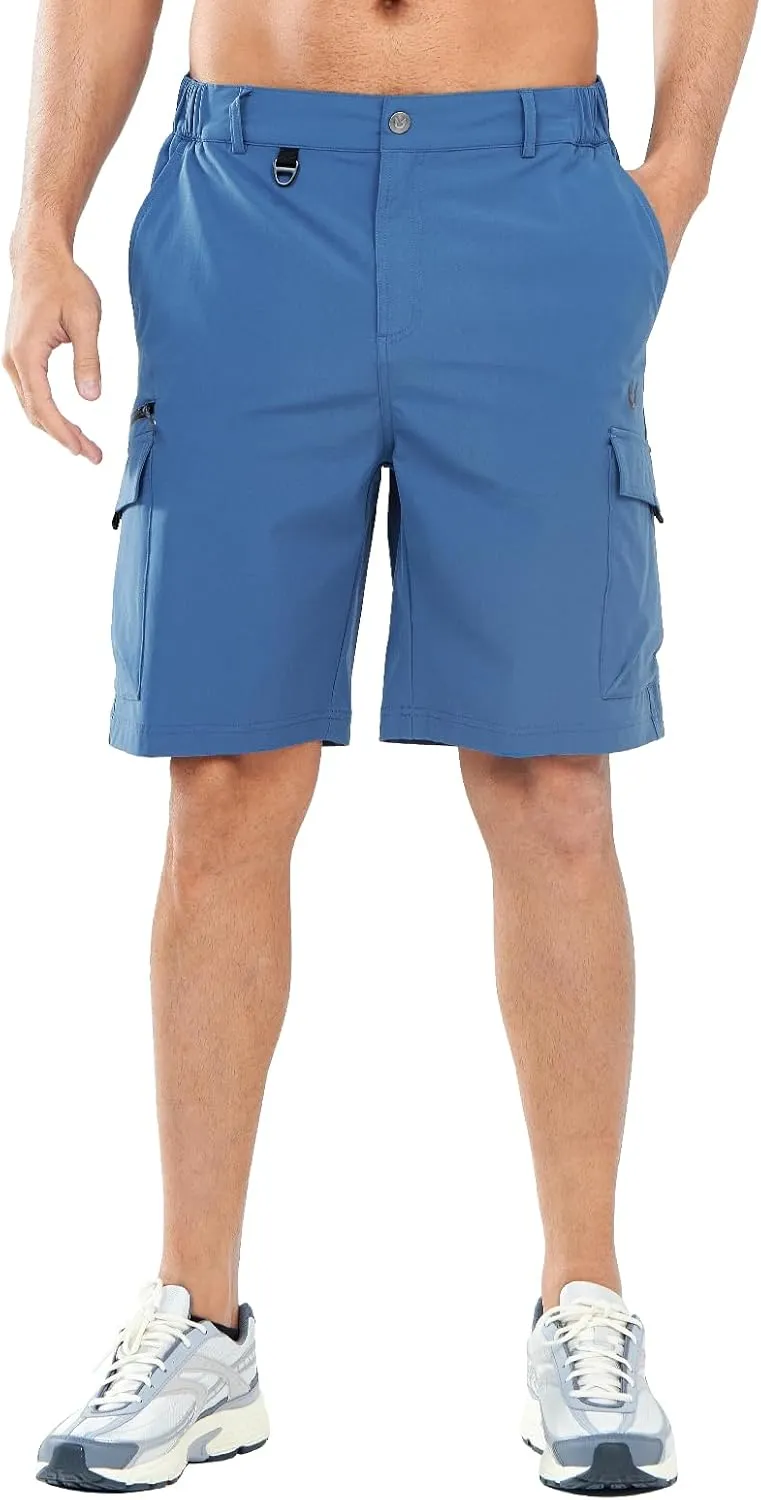 NORTHYARD Men's Casual Cargo Shorts Lightweight 9" Hiking Golf Work Quick Dry Camping Outdoor Travel Fishing with 7 Pockets