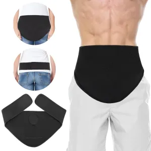 Ostomy Waist Bag Adjustable Ostomy Belt Ostomy Bag Stealth Belt Men Women Ostomy Bag Covers Colostomy Belt, Inner Pocket to Place Ostomy Pouch Ostomy Wrap (Black L Size)
