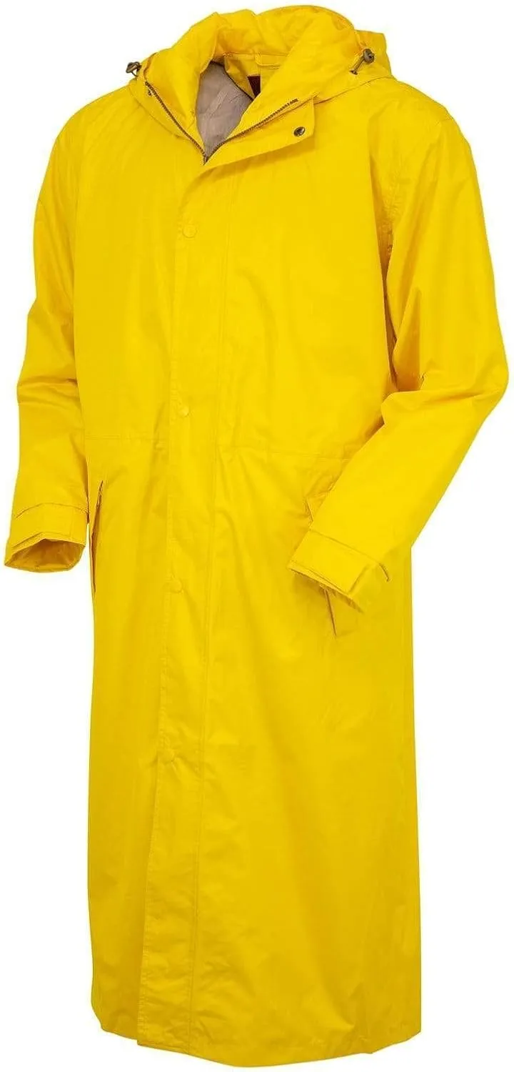 Outback Trading Women's 2406 Pak-a-roo Duster Waterproof Windproof Seam-Sealed Long Sleeve Rain Coat