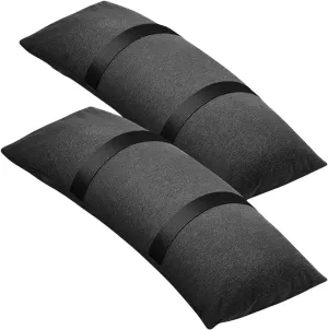 Outdoor Arched Shape Sand Weight Bags For Umbrella Stands Fillable Weather Proof Stabilizers With 600D Fabric Sunproof 2PCS