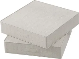 Outdoor Olefin Chair Cushions 19"x19"x5" Set of 2 Waterproof Patio Seat Cushions for Patio Furniture with 4-Level Color Fastness Sofa Pads with Handle DIY Straps for Yard Garden, Light Beige