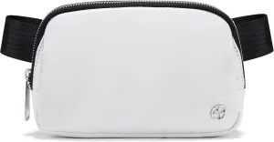 Pander Belt Bag for Women, Fashion Waist Packs, Crossbody Bags, Everywhere Belt Bag with Adjustable Strap (White).