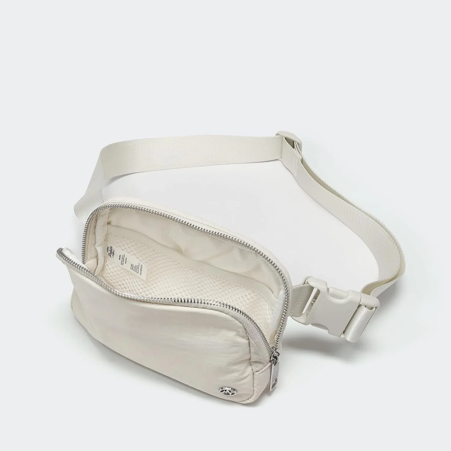 Pander Belt Bag for Women, Fashion Waist Packs, Crossbody Bags with Adjustable Strap (White Opal).