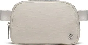 Pander Belt Bag for Women, Fashion Waist Packs, Crossbody Bags with Adjustable Strap (White Opal).