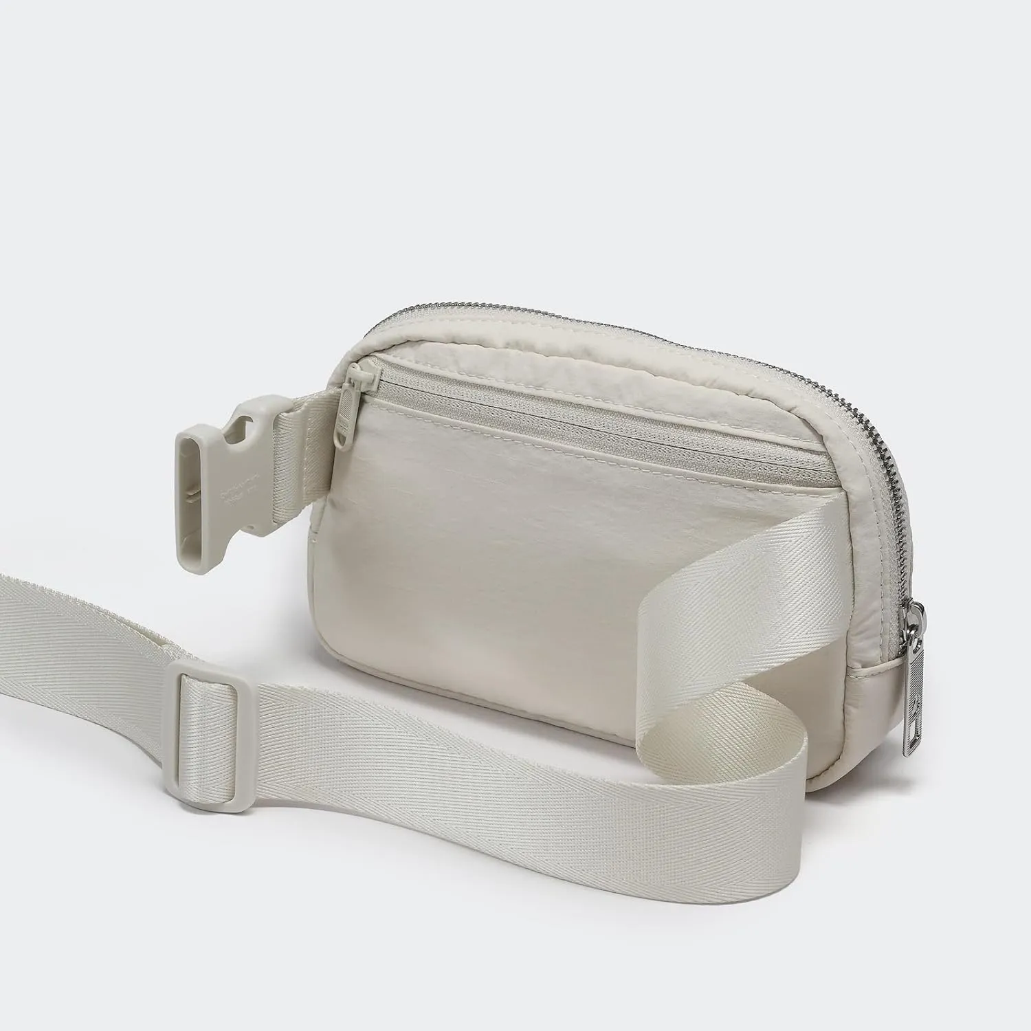 Pander Belt Bag for Women, Fashion Waist Packs, Crossbody Bags with Adjustable Strap (White Opal).