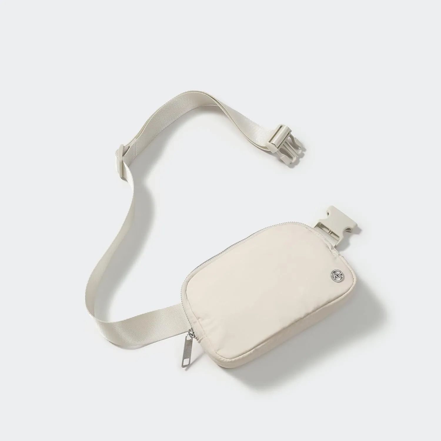 Pander Belt Bag for Women, Fashion Waist Packs, Crossbody Bags with Adjustable Strap (White Opal).