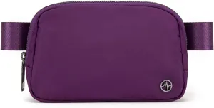 Pander Cross Body Fanny Pack for Women, Fashion Waist Packs, Crossbody Bags, Belt Bag with Adjustable Strap (Dahlia).