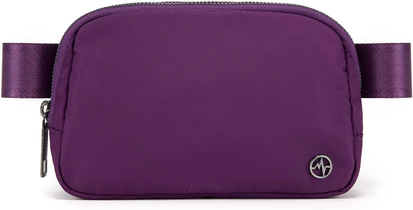 Pander Cross Body Fanny Pack for Women, Fashion Waist Packs, Crossbody Bags, Belt Bag with Adjustable Strap (Dahlia).