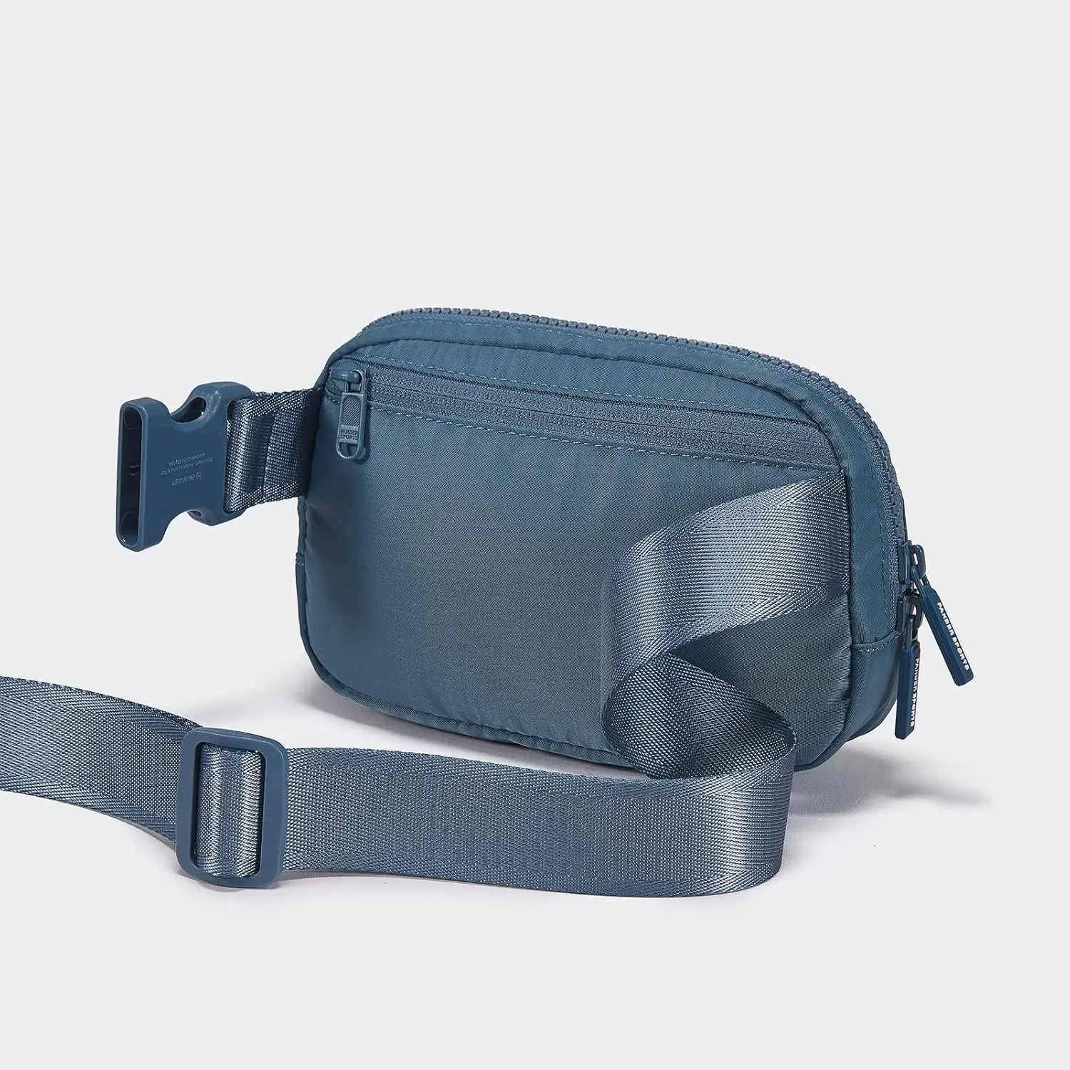 Pander Two Way Zipper Fanny Pack Nylon Everywhere Belt Bag for Women, Water Repellent Waist Packs, Crossbody Bags with Adjustable Strap (Indigo Blue).
