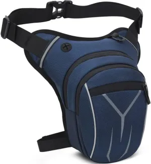 Peicees Drop Leg Bag for Men Women Tacical Waist Pouch Outdoor Thigh Bags Motorcycle Ride Crossbody Backpack Shoulder Fanny Pack Camping Hiking Cycling