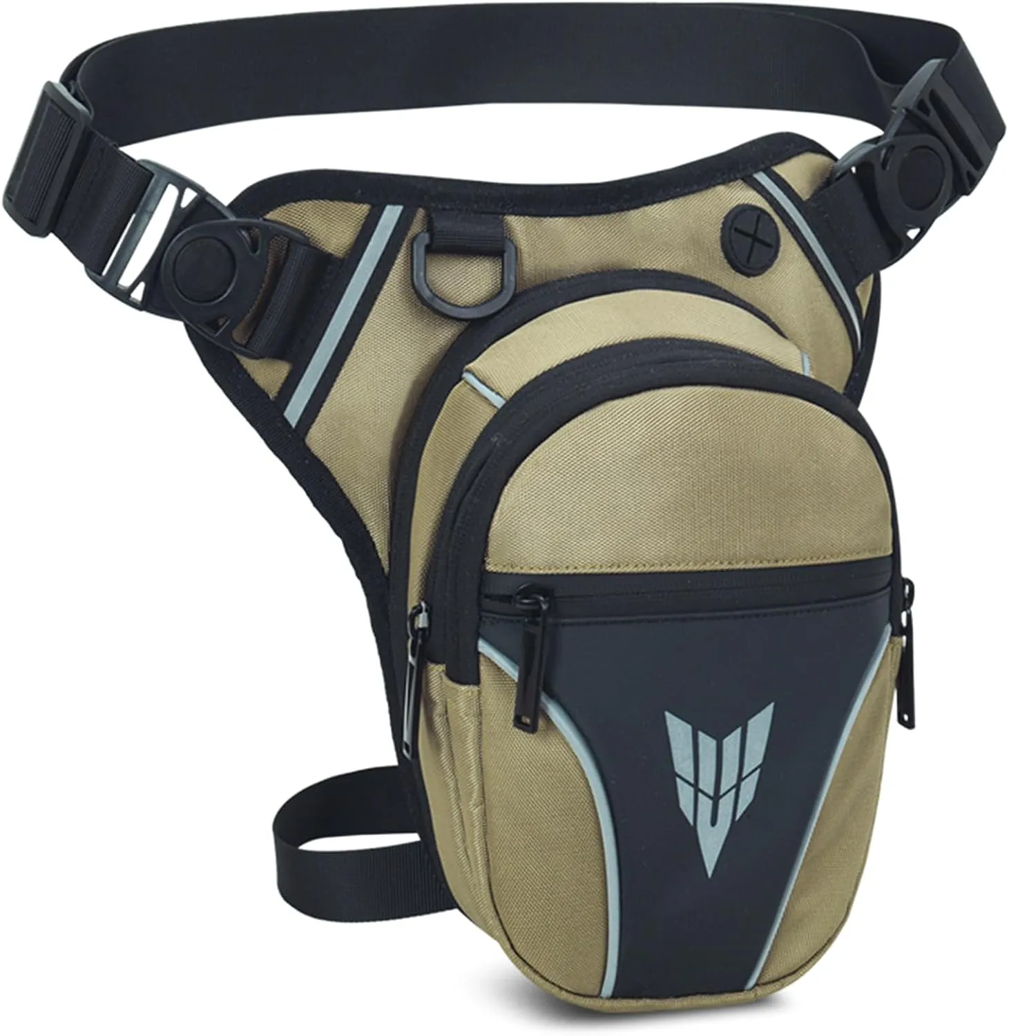 Peicees Drop Leg Bag For Men Women Thigh Bag With Leg Strap For Motorcycle Riding Hip Pouch Leg Fanny Pack Purse Crossbody