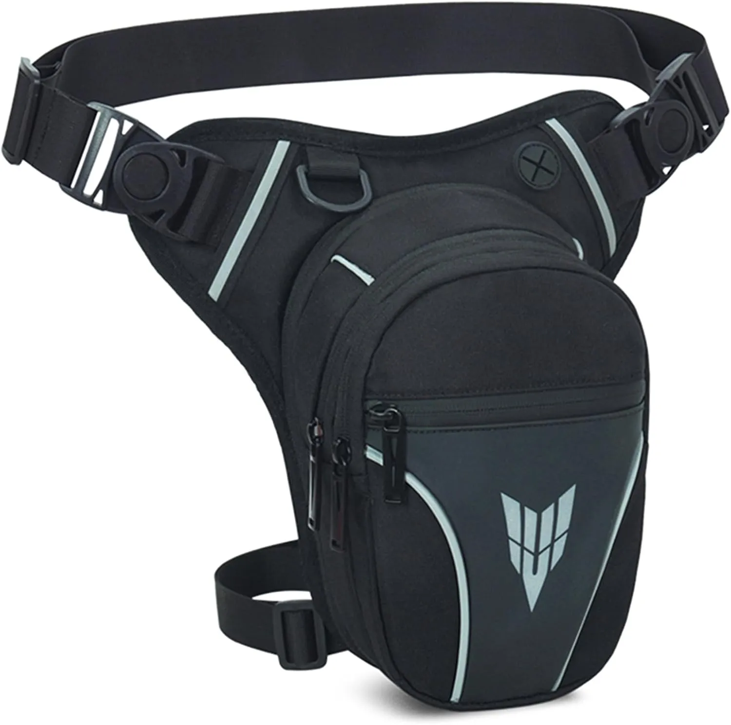 Peicees Drop Leg Bag For Men Women Thigh Bag With Leg Strap For Motorcycle Riding Hip Pouch Leg Fanny Pack Purse Crossbody