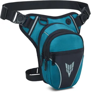 Peicees Drop Leg Bag For Men Women Thigh Bag With Leg Strap For Motorcycle Riding Hip Pouch Leg Fanny Pack Purse Crossbody
