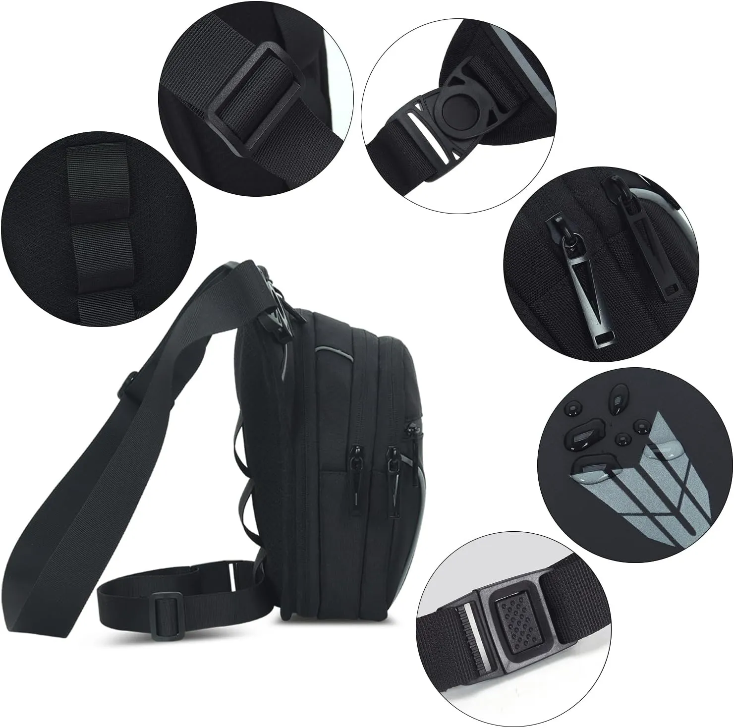 Peicees Drop Leg Bag For Men Women Thigh Bag With Leg Strap For Motorcycle Riding Hip Pouch Leg Fanny Pack Purse Crossbody