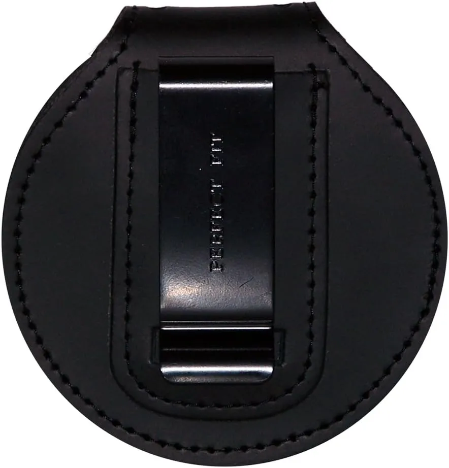 Perfect Fit Shield Wallets Florida Sheriff Five-Point Star Badge Holder (Black, Cutout PF185, 2.7 inches Tall)