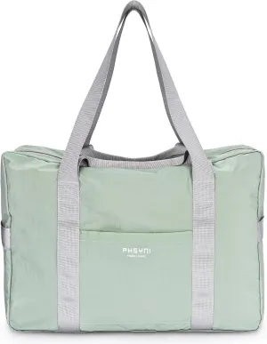 Personal Item Bag for Frontier Spirit Airlines 18x14x8, Under Seat Bags for Airplanes, Portable Foldable Duffle Bag for Travel Fitness Swim Yoga Beach for Women, Mint Green