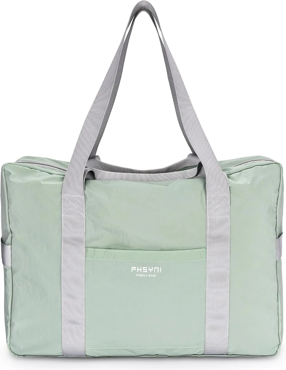 Personal Item Bag for Frontier Spirit Airlines 18x14x8, Under Seat Bags for Airplanes, Portable Foldable Duffle Bag for Travel Fitness Swim Yoga Beach for Women, Mint Green