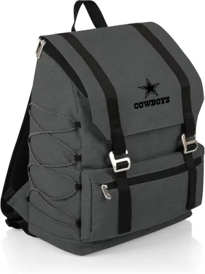 Picnic TIME NFL Dallas Cowboys OTG Traverse Backpack Cooler - Soft Cooler Backpack - Hiking Backpack, (Heathered Gray) (632-00-105-094-2)