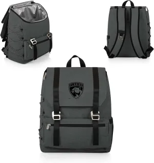 PICNIC TIME NHL Florida Panthers OTG Traverse Backpack Cooler, Soft Cooler Backpack, Hiking Backpack, (Heathered Gray)