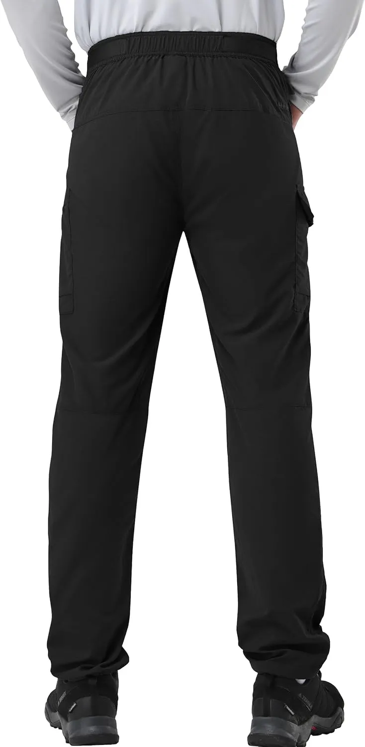 Pioneer Camp Men's Hiking Cargo Pants Lightweight Quick Dry Outdoor Water Resistant Work Tactical Pant for Men Travel Fishing