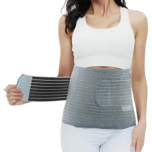 Postpartum Belly Band,Abdominal Binder Post Surgery Belly Wrap,Waist/Pelvis Support Belt for Back Pain Relief,C-section Recovery Belt, Abdomen Hernia Support Belt for Men&Women(Medium/Large)