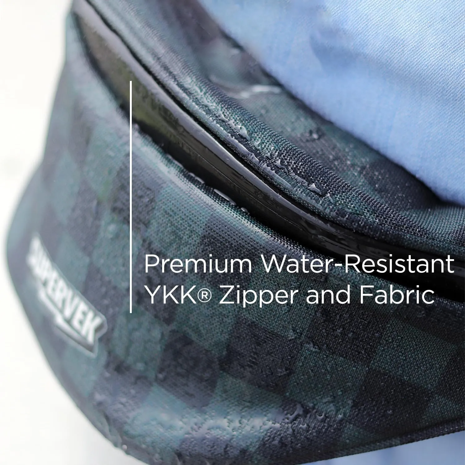 PRO Fanny Pack for Men Women - YKK Waterproof Zipper & Fabric, Crossbody Bag Waist Pack, Belt Bag for Travel Running Outdoor Hiking Cycling - Carry Any Phone, Wallet - The Great Wave