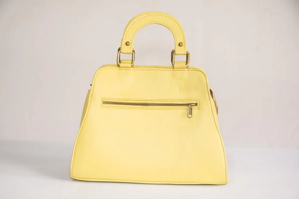Pure Leather Hand Aari Embroidered Handbag for Women with Zipper Shoulder Crossbody Stylish Purse For Ladies Girls.