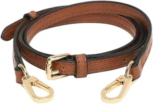 Purse Straps Replacement Crossbody Bag Strap for Dumpling Wraps Leather Purse Strap Crossbody Strap Gold Clasp Cognac