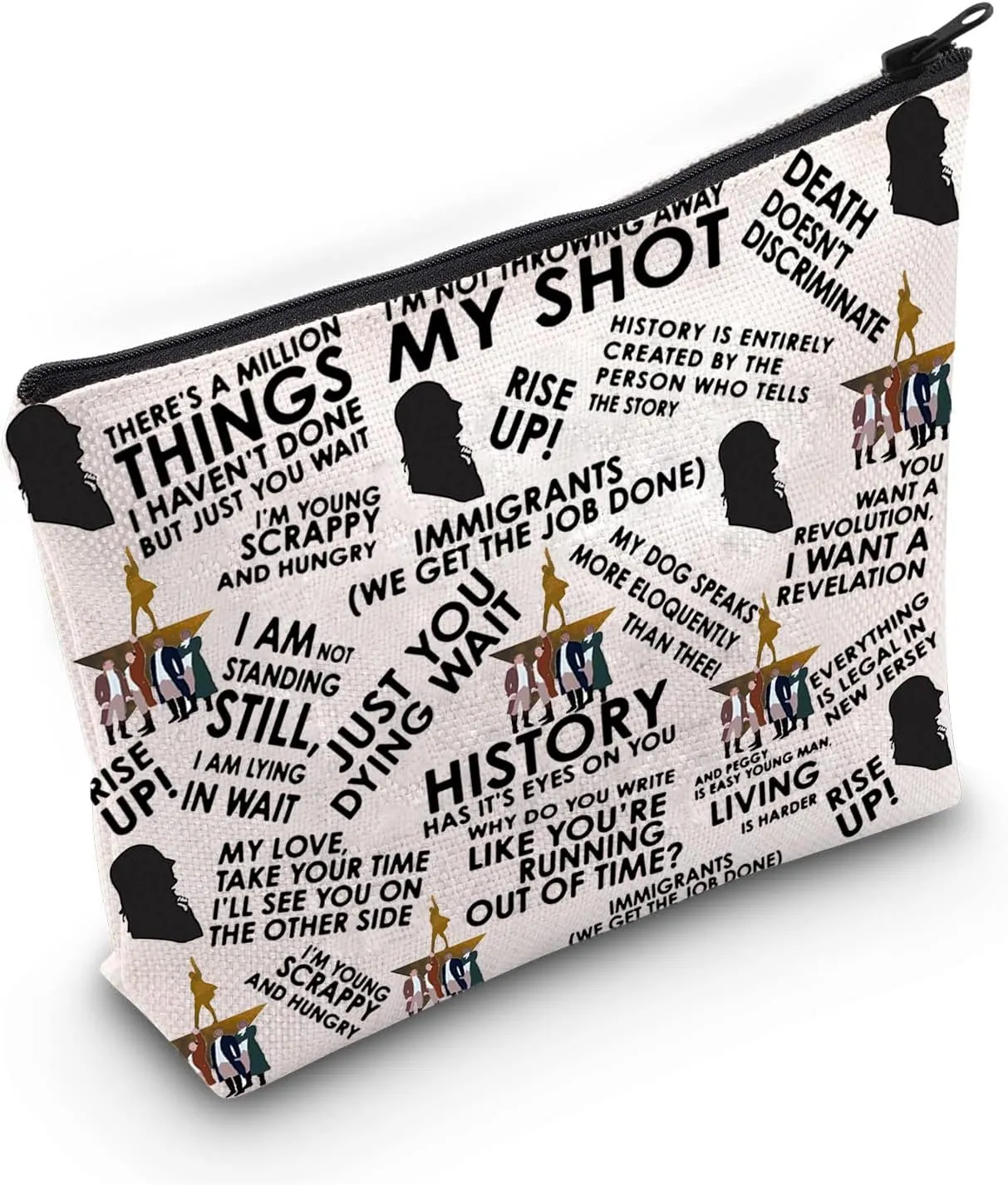 PXTIDY H Musical Merchandise H Musical Makeup Bag H Musical Gift Theatre Cosmetic Bag H Musical Play Gift