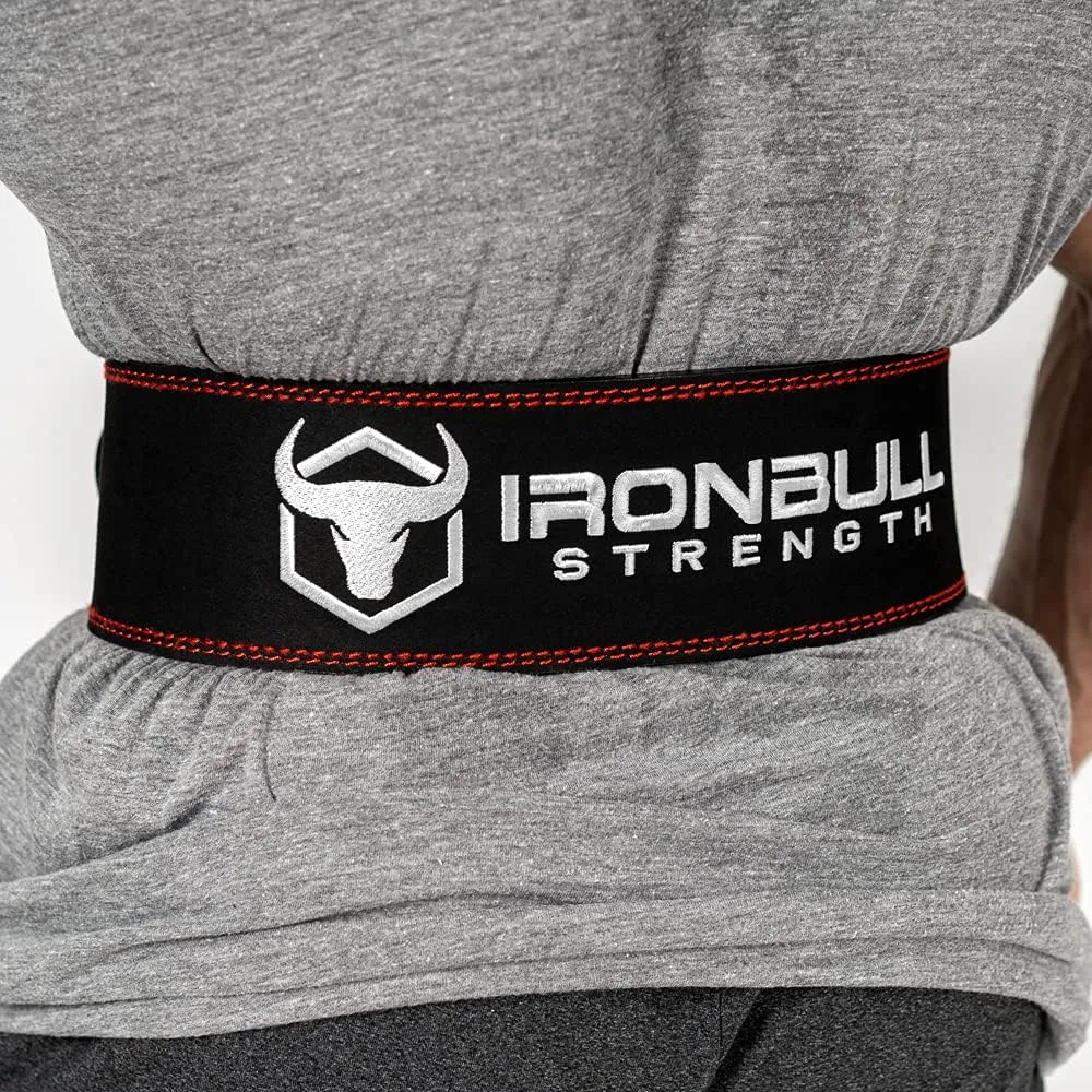 Quick Release Weightlifting Belt PRO - 7mm Fast Lever Lifting Belt - 4-inch Wide Suede Leather Back Support - For Powerlifting, Weight Training, Gym and Fitness