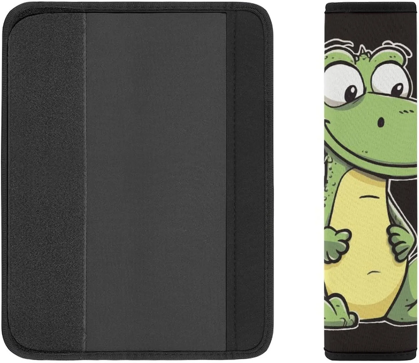 Quiet Cartoon Crocodile Auto Seat Belt Cover 2PCS Universal Car Seat Belt Shoulder Protector Pad, Protect Your Shoulders and Neck for Car Seat Belt, Shoulder Bag, Backpack