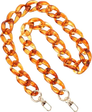 Resin Bag Chain Handbag Strap Chain for Bag Bag Extender Women Purse Chain Durable Handbag Chain Purse Strap Bag Making Supply Bag Chain