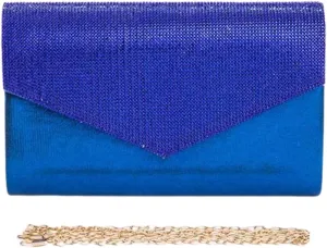 Rhinestone Wedding Evening Bag Clutch Purses - Sparkling Party Cross Handbag with Chain Strap for Women