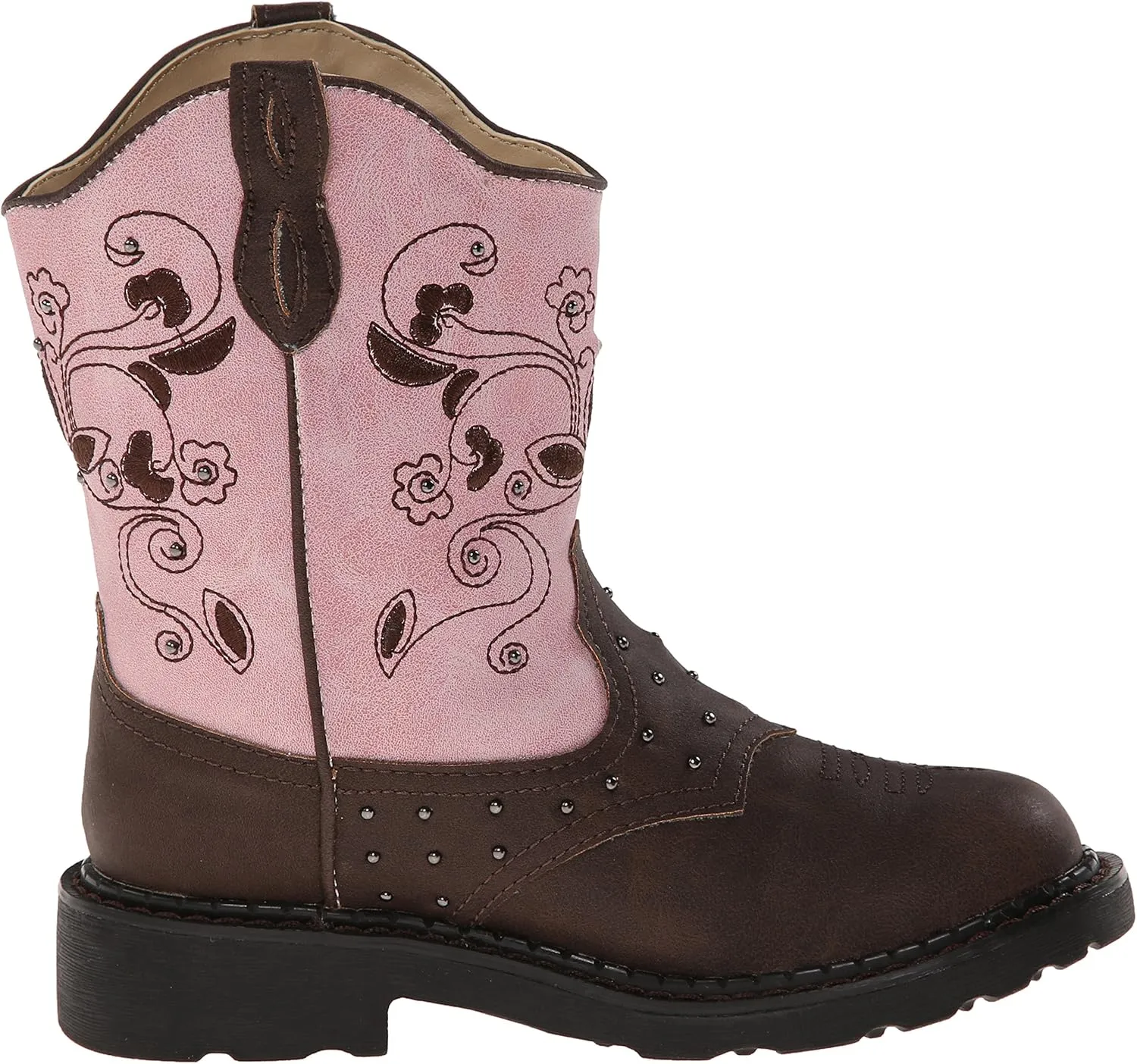 Roper Unisex-Child Saddle Light-K Traditional Cowboy Boots